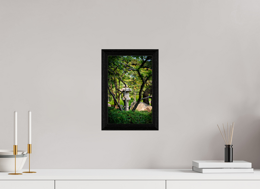 8 x 12″, basic Stone Lantern in the Park