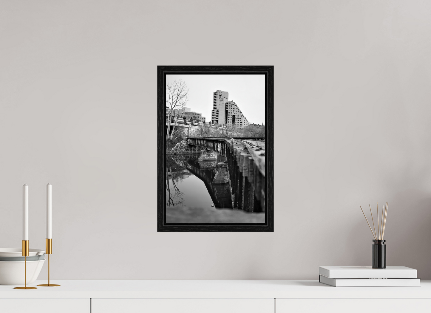 10 x 15″, Floater Frame Abandoned