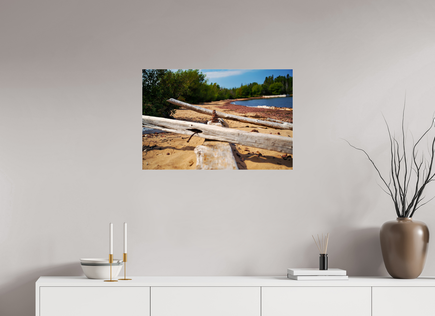 30 x 20″, Photo Print Under Acrylic Glass Stone Stack