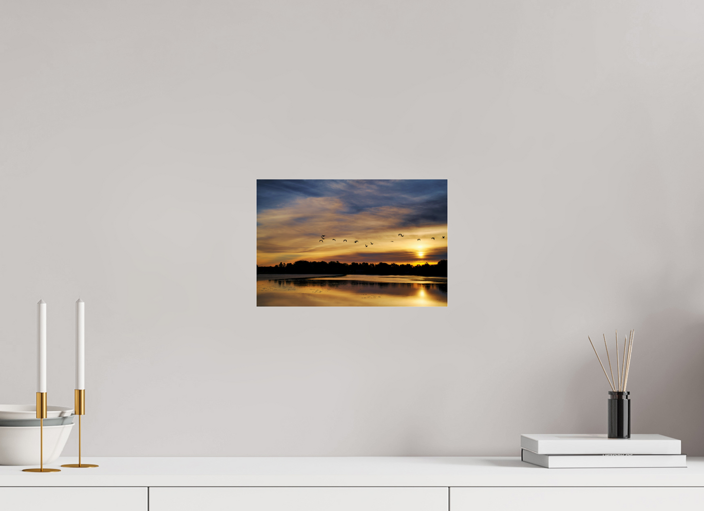 12 x 8″, Photo Print Under Acrylic Glass Dreamy Morning