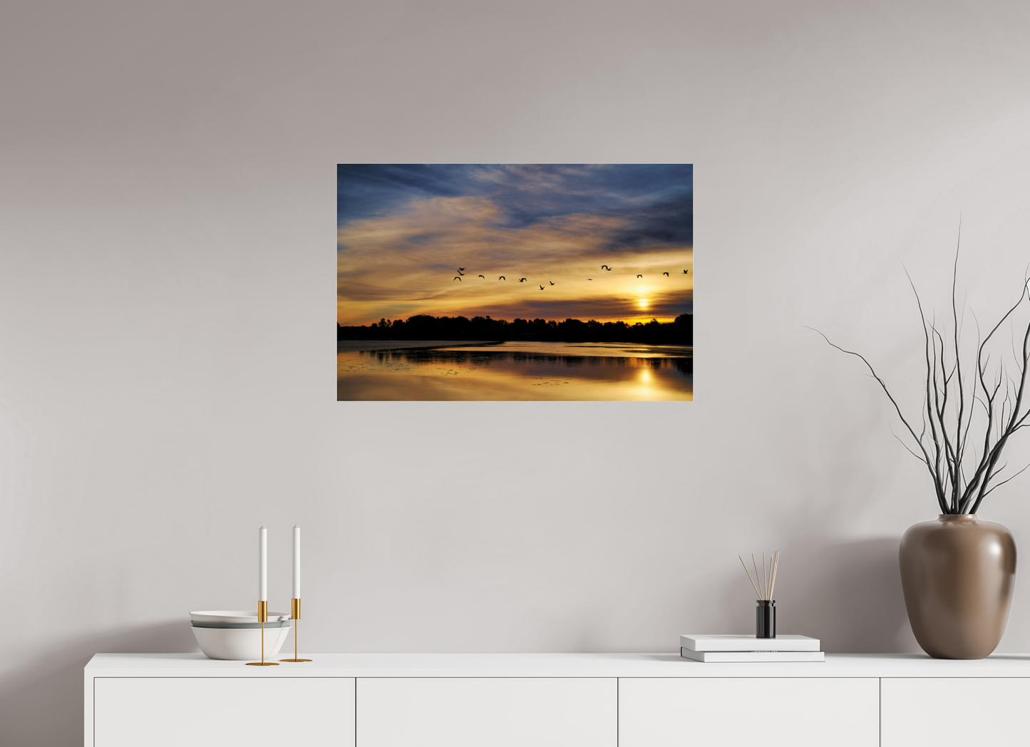 30 x 20″, Photo Print Under Acrylic Glass Dreamy Morning
