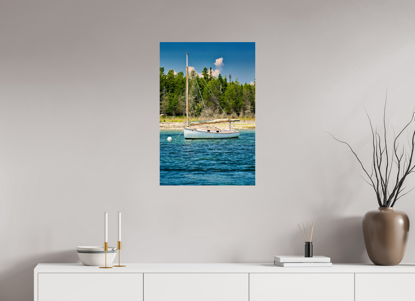 20 x 30″, Photo Print Under Acrylic Glass Sail