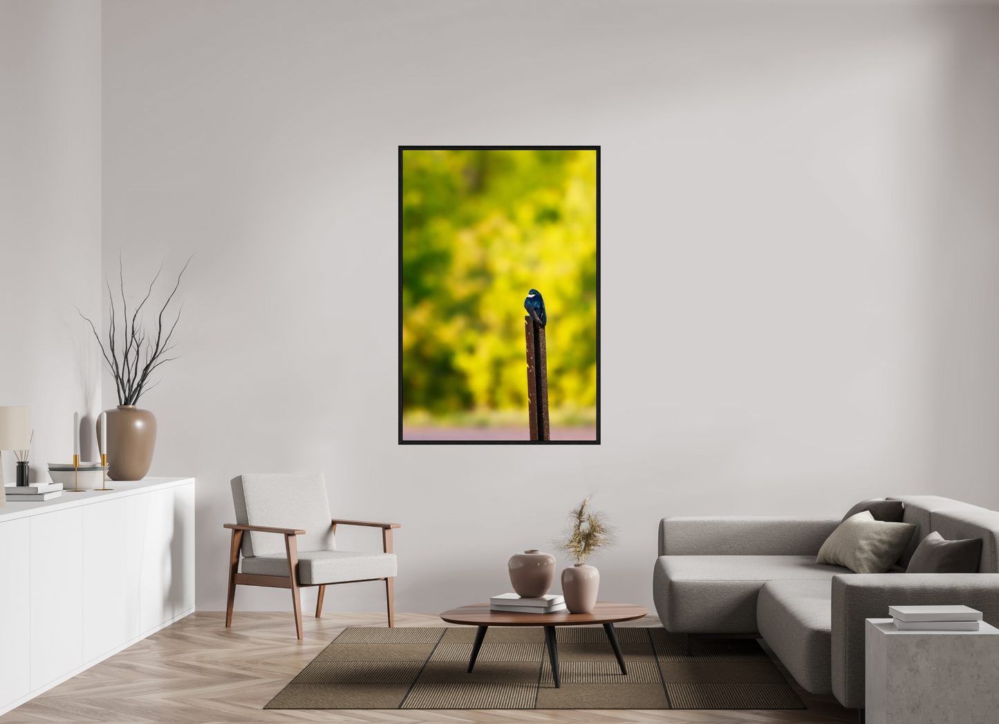 40 x 60″, Floater Frame Moody Morning