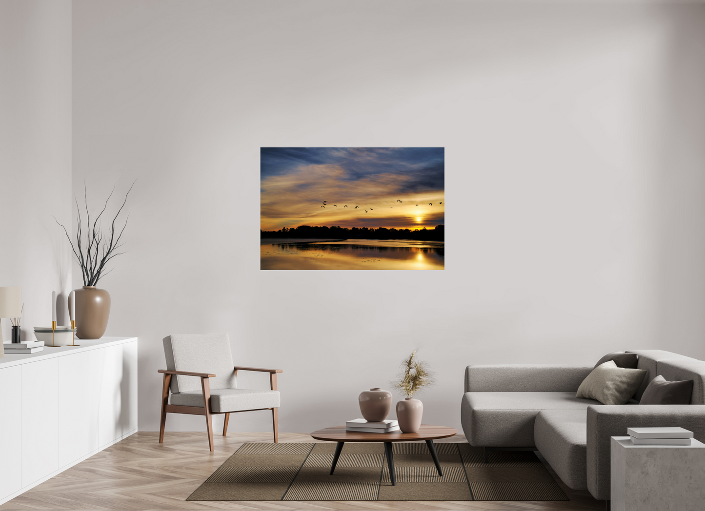 54 x 36″, Photo Print Under Acrylic Glass Dreamy Morning