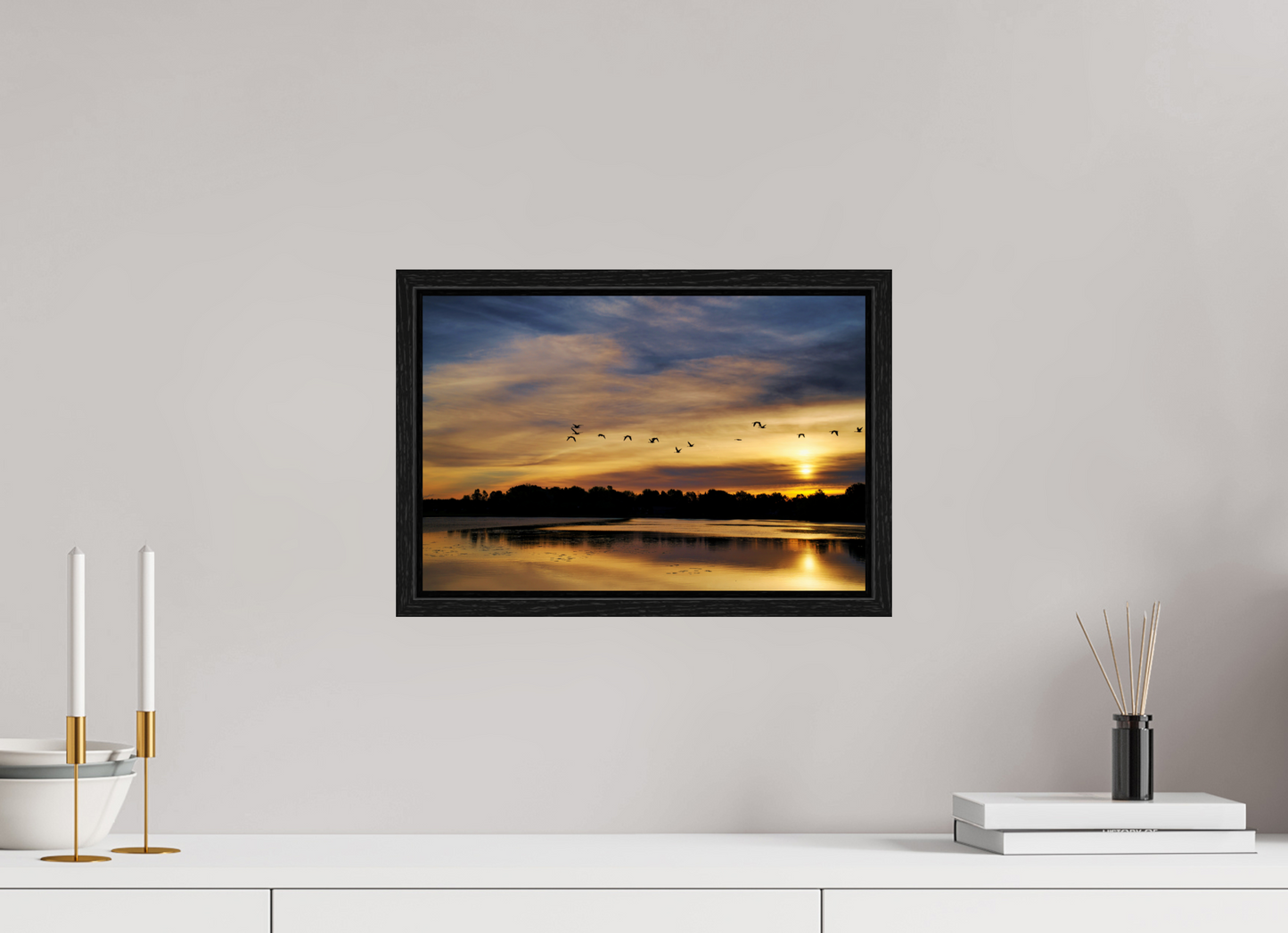 15 x 10″, Floater Frame Dreamy Morning