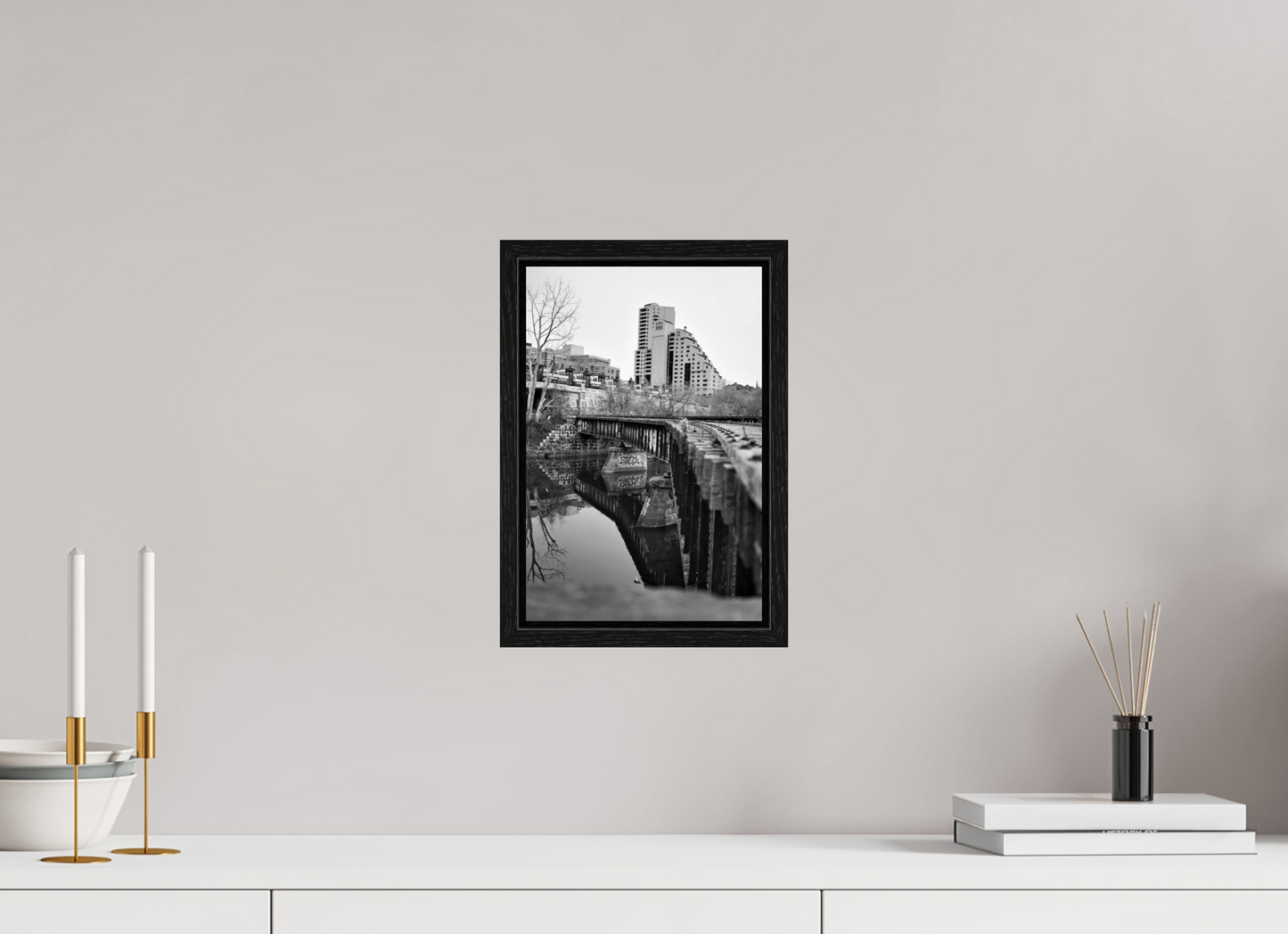 8 x 12″, Floater Frame Abandoned