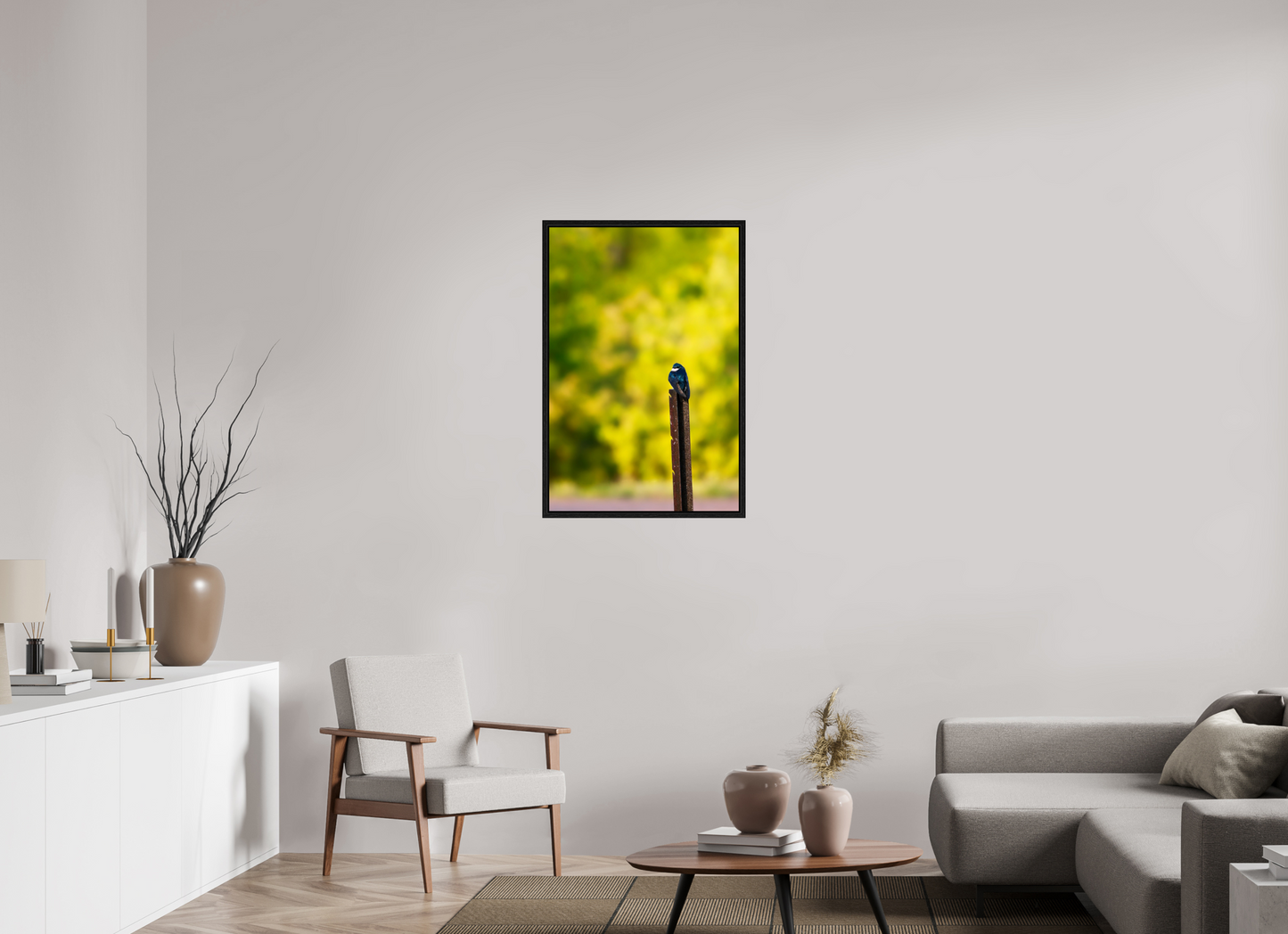 24 x 36″, Floater Frame Moody Morning