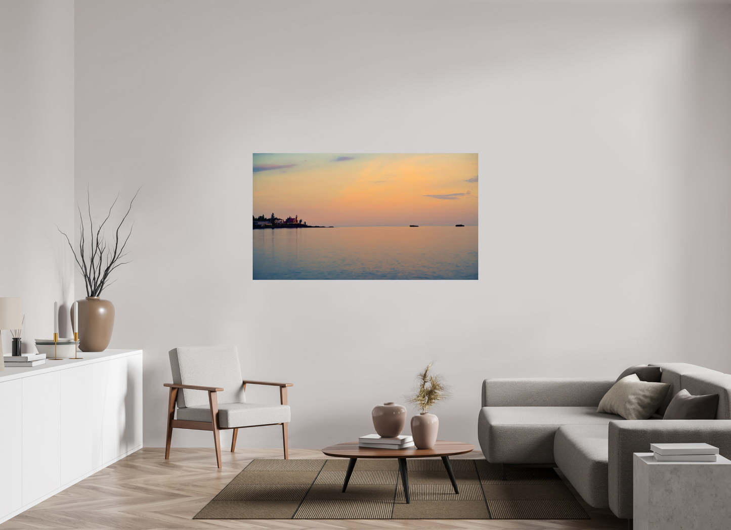 64 x 36″, Photo Print On Fuji Crystal DP II Eagle Harbor Lighthouse