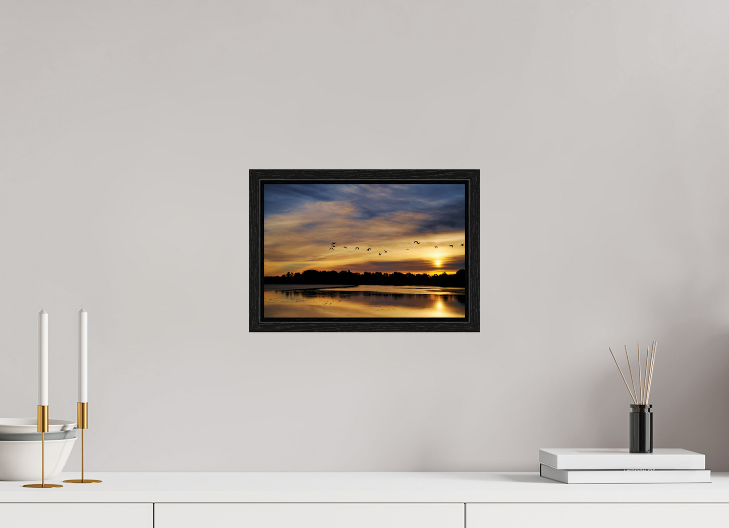 12 x 8″, Floater Frame Dreamy Morning