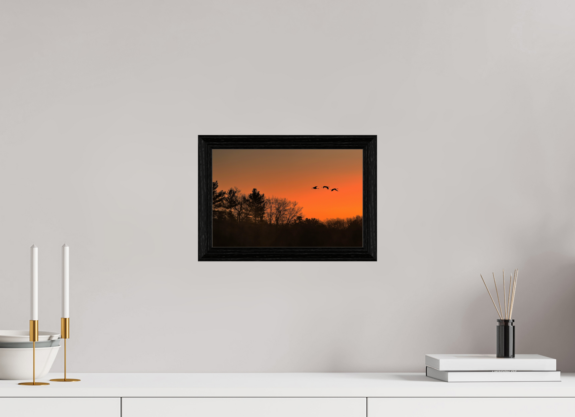 12 x 8″, basic Morning Flight