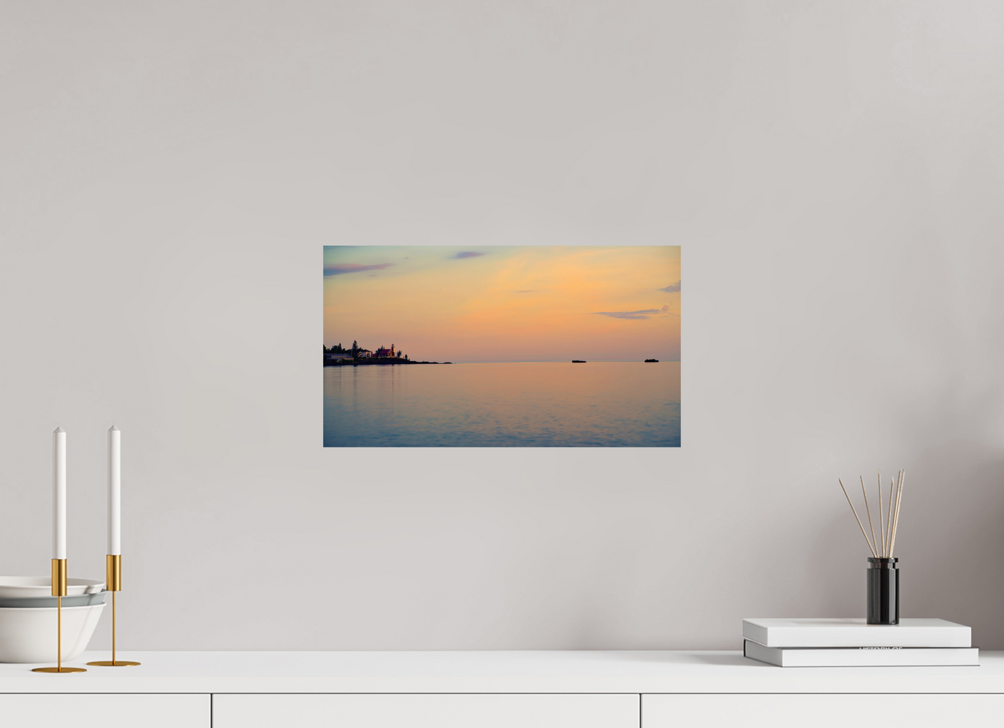 16 x 9″, Photo Print On Fuji Crystal DP II Eagle Harbor Lighthouse