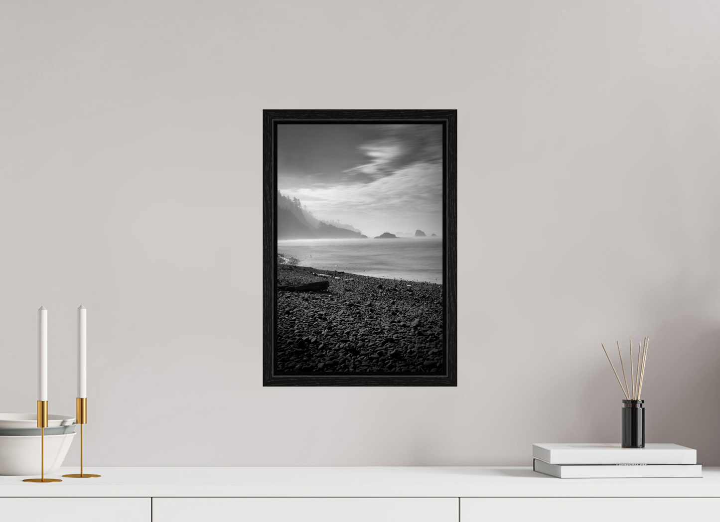 10 x 15″, Floater Frame Shores of Elysium