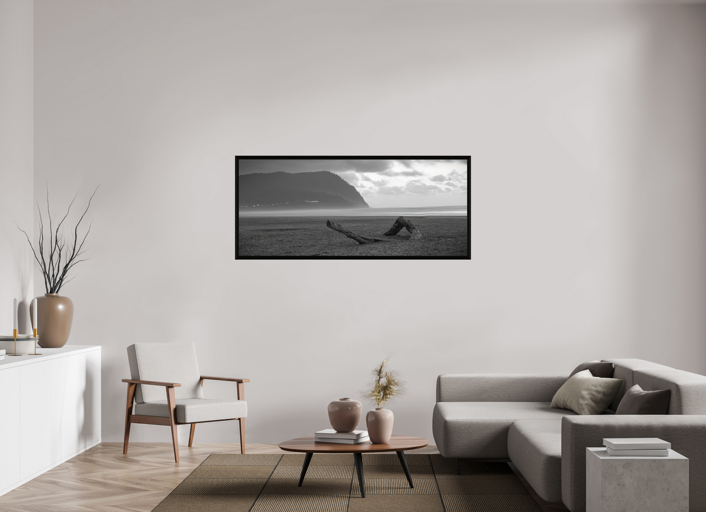 65.6 x 28″, basic Lonely Beach