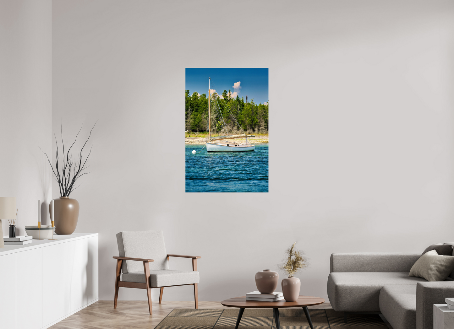 30 x 45″, Photo Print Under Acrylic Glass Sail