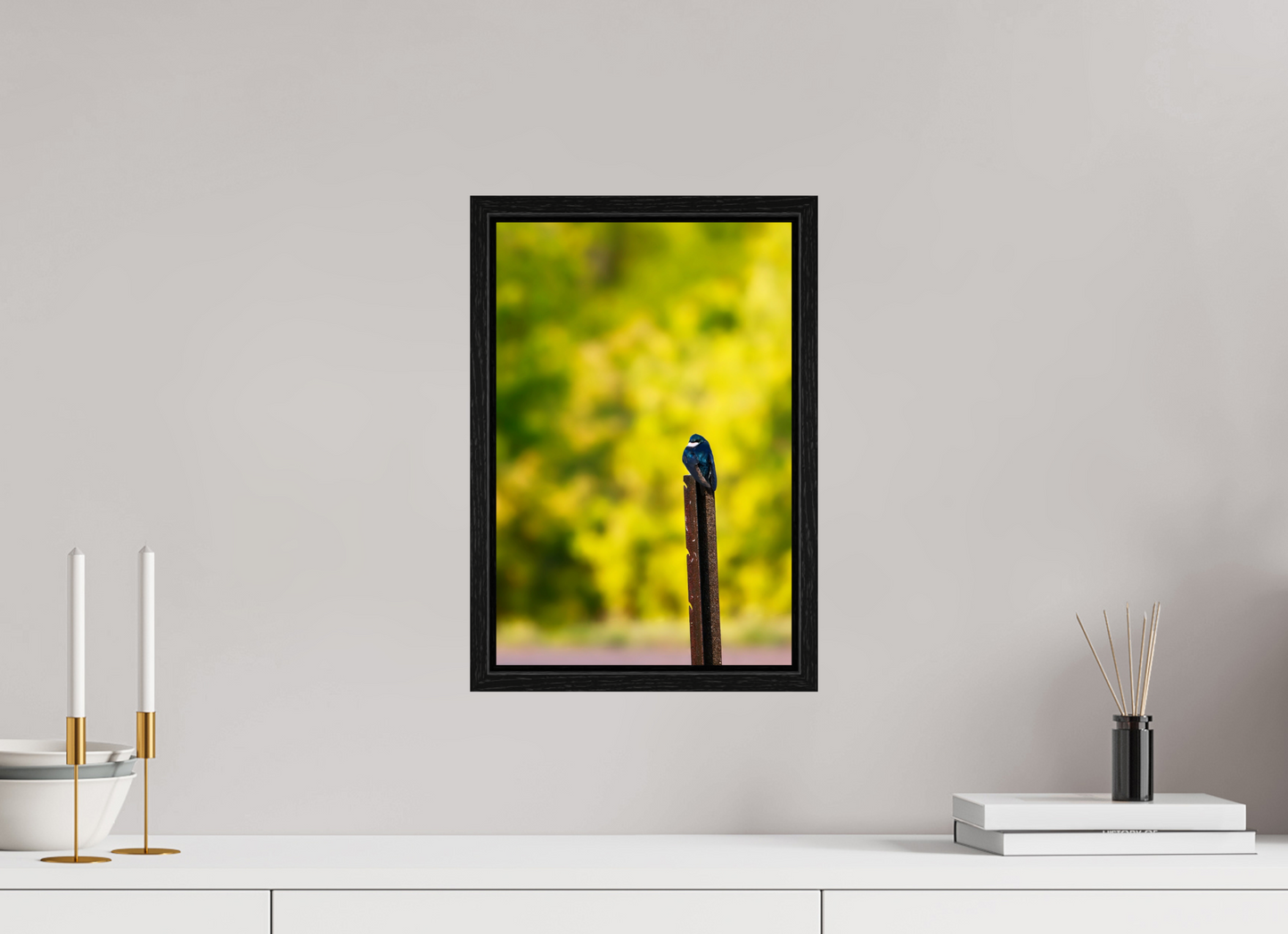 10 x 15″, Floater Frame Moody Morning