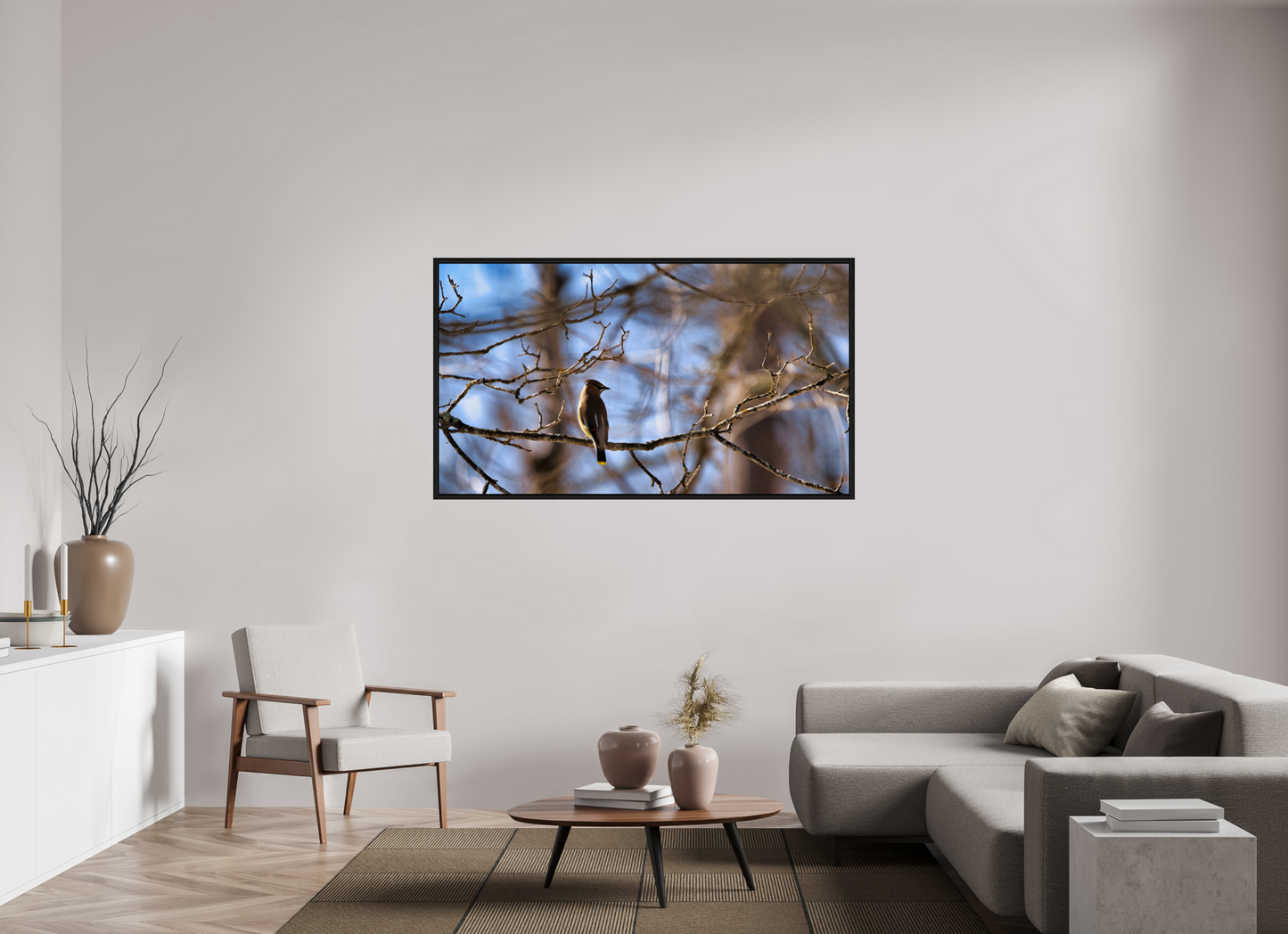64 x 36″, Floater Frame Crisp Morning