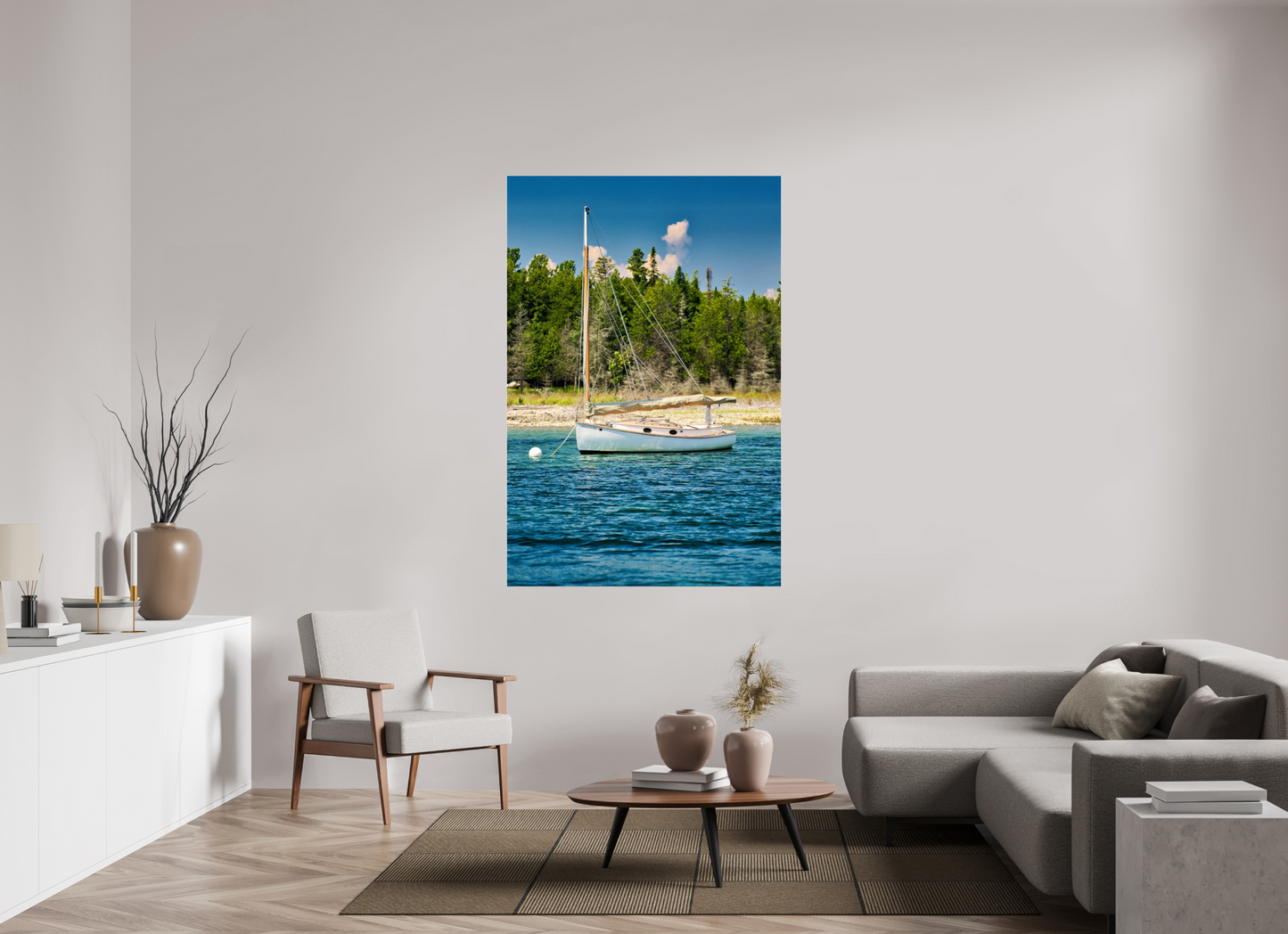44 x 66″, Photo Print Under Acrylic Glass Sail