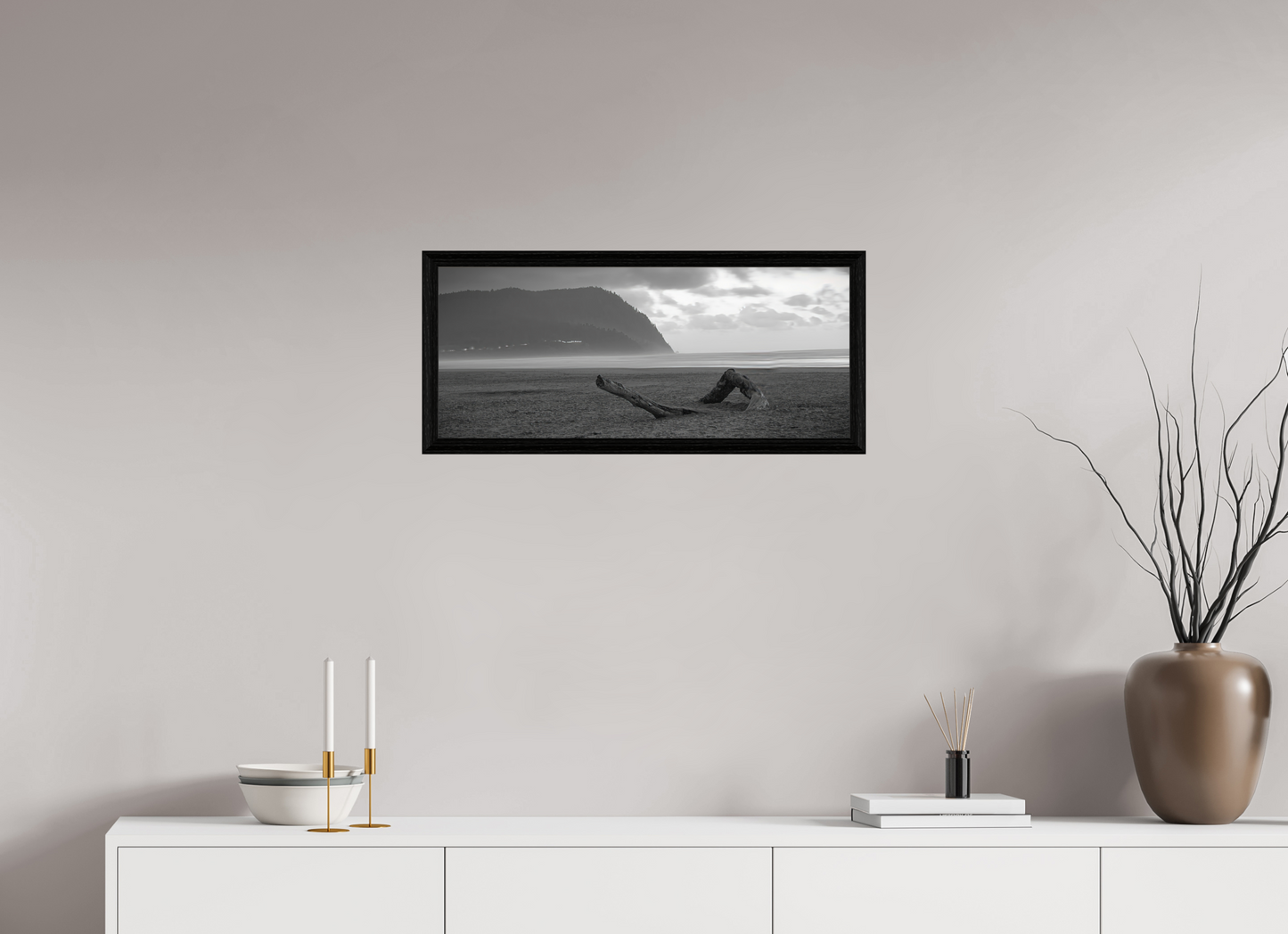 28.1 x 12″, basic Lonely Beach