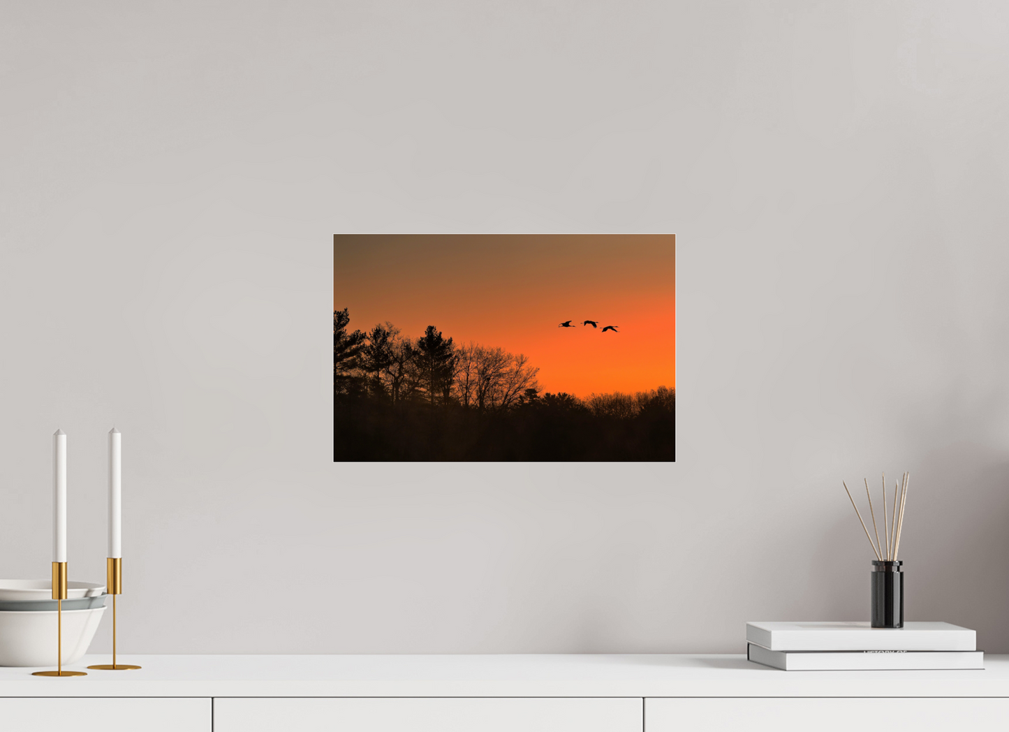 15 x 10″, Photo Print Under Acrylic Glass Morning Flight