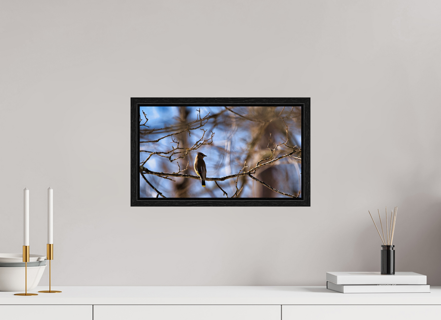 16 x 9″, Floater Frame Crisp Morning