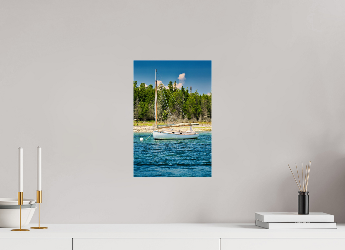 10 x 15″, Photo Print Under Acrylic Glass Sail