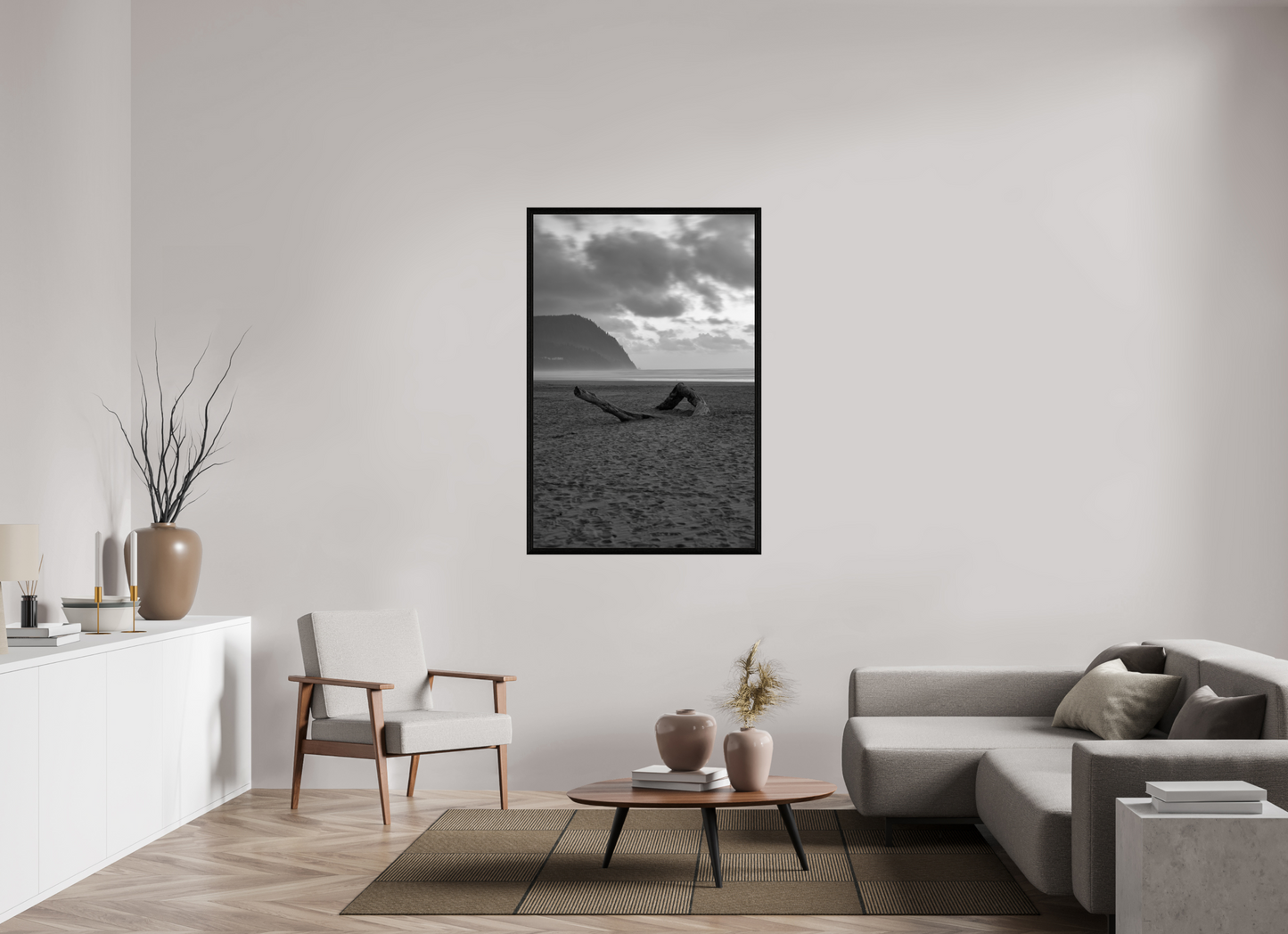 36 x 54″, basic Lonely Beach v2