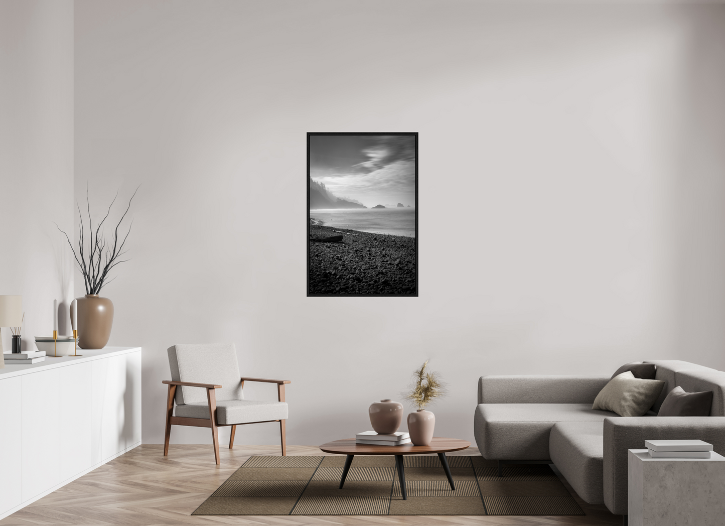 30 x 45″, Floater Frame Shores of Elysium
