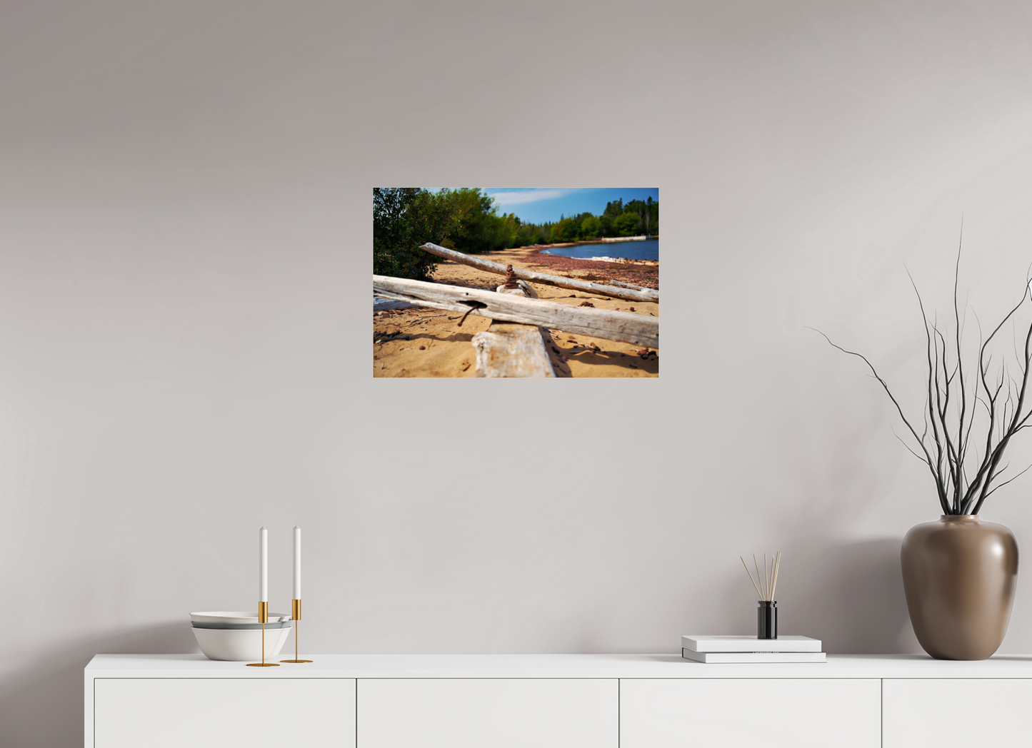 24 x 16″, Photo Print Under Acrylic Glass Stone Stack